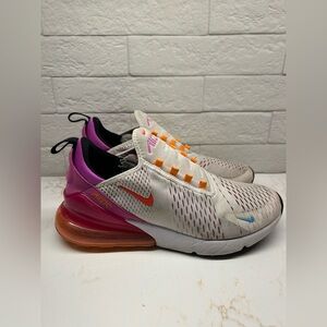 Nike Air Max 270 Fuchsia Dream Crimson (Women's) Size 10.5 NO LACES